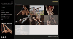 Desktop Screenshot of nude-art-models.com